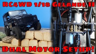 RC4WD Gelände II 4x4 Truck Kit wDefender D90 Body Set [upl. by Nnaeerb]