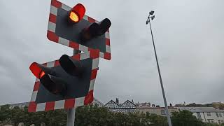 Level crossing in Deganwy Llandudno Wales UK by Adas part2 [upl. by Ecilahc]