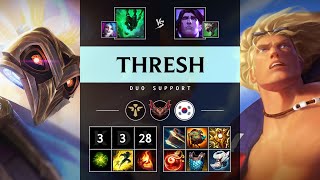 Thresh Support vs Taric  KR Grandmaster Patch 1420 [upl. by Aennil]