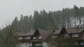 Burglind Sturm in Lenzkirch im Hochschwarzwald [upl. by Deni623]