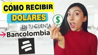 COMO RECIBIR DOLARES a tu Cuenta BANCOLOMBIA COMO USAR ABONO AUTOMATICO [upl. by Nangatrad214]