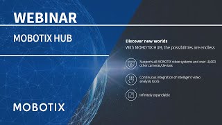 MOBOTIX Webinar – MOBOTIX HUB [upl. by Malcah818]