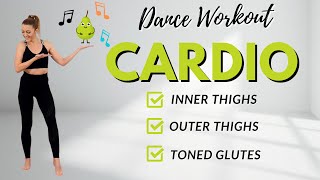 🔥40 Min DANCE CARDIO for GLUTE amp THIGH SCULPTING🔥SADDLEBAG BURN🔥PEAR SHAPE FRIENDLY🔥NO JUMPING🔥🍐🍐🍐 [upl. by Garland83]