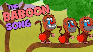 Baboon Song  monkey song bum dance for kids  Hooray Kids Songs amp Nursery Rhymes  funny kids song [upl. by Alliehs]