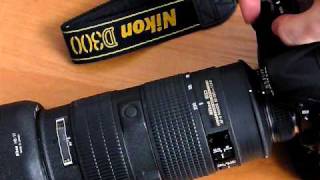 Nikon AFS Nikkor 80200mm autofocus speed test and presentation [upl. by Swift]