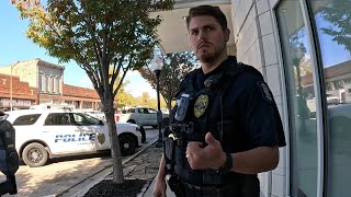 You Cant Record a Bank firstvlog police [upl. by Aineg]