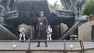 Kylo Ren searching for a Resistance Spy kyloren stormtrooper galaxysedge hollywoodstudios [upl. by Drannel]