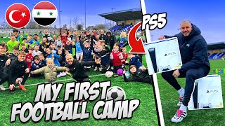 Insane Football Camp You Wont Believe How Many Kids Were Involved [upl. by Cooperstein]