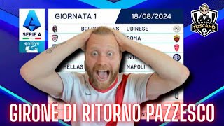 REACTION SORTEGGI SERIE A 2425 Il ritorno inizia col BOTTO [upl. by Erdei]