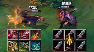 6x Dorans Blade DARIUS vs FULL BUILD YASUO FIGHTS amp Best Moments [upl. by Elwaine400]