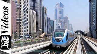 How Dubai Metro runs the worlds longest driverless train system [upl. by Ace759]