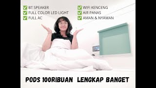 HOTEL KAPSUL 100RIBUAN BANYAK FITUR  BOBOBOX JUANDA JAKARTA [upl. by Durham]