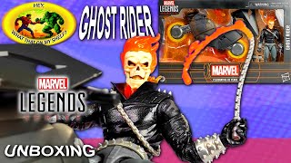 UNBOXING  Marvel Legends  GHOST RIDER  Hasbro  Action Figure  Danny Ketch Spirit Of Vengeance [upl. by Oznohpla]