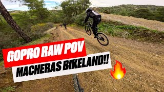 GoPro RAW POV SENDING AT MACHERAS BIKELAND [upl. by Aihseuqram]