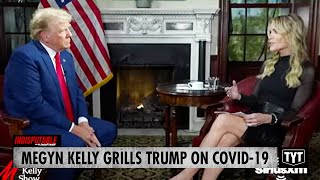 WATCH Megyn Kelly Grills Trump On COVID In Attempt To Have Adult Conversation [upl. by Hakym541]