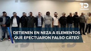 Detienen a elementos de seguridad que realizaron falso cateo en Nezahualcóyotl Edomex [upl. by Foskett183]