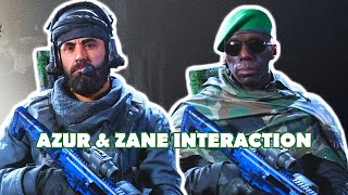 Call of Duty Modern Warfare Operator Interaction  Azur and Zane [upl. by Bolan]