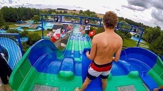 Tosselilla Sommarland  Racer Water Slide quotHyper Speedquot Onride POV [upl. by Diarmuid]