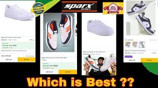 Best Sparx White Sneakers under Rs 1000  Best Sparx Sneakers to Buy [upl. by Fen]