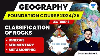 Classification of Rocks  Igneous Sedimentary and Metamorphic Rocks  Geography  Anirudh Malik [upl. by Boser]