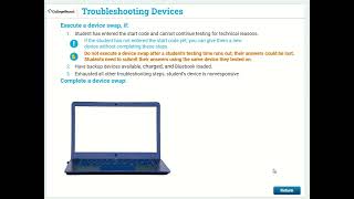 College Board PSATSAT Troubleshooting Device Swap [upl. by Barbaresi508]