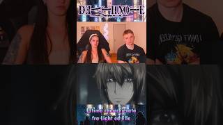 Elle lo ha sempre saputo🥲 anime reaction manga deathnote light yagami ryuk l crime show [upl. by Bonilla]