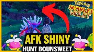 How to AFK Shiny Hunt Bounsweet in Pokemon Scarlet and Violet [upl. by Itirp982]