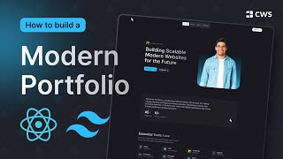 CREATE a Stunning REACT JS Portfolio Website in 3 Hours [upl. by Collayer199]