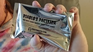 Diablos Pacifier Challenge from Blazing Foods [upl. by Hareehat]