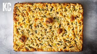 AMAZING Same Day FOCACCIA Bread Recipe Focaccia Genovese Style [upl. by Faro416]