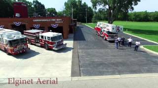 NYFD Rescue 3 visits Carpentersville Fire Department in Illinois 4K Video [upl. by Corbin153]