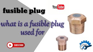 what is the use of fusible plug in boilerwhich materials of fusible plug explain in tamil [upl. by Traver]