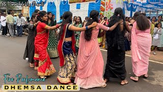 Koraputia Band Baja Dance 💃  Koraputia Demsa  Damanjodi Girls Dhemsa Dance  Koraputia demsa [upl. by Nahshon]