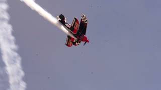 Warriors Over the Wasatch Hill AFB Airshow   Aerobatic Biplane Flyover [upl. by Candyce]