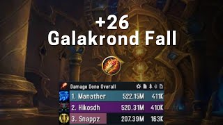 Beating a dh as arcane… 26 Galakrond Fall Arcane Mage 411k Overall [upl. by Nedle]