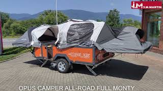 OPUS Camper ALLROAD FULL MONTY Obytný príves [upl. by Aihsatsan]