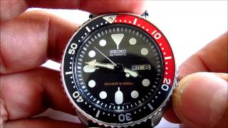 Seiko Scuba Divers Mens wristwatch automatic 200M [upl. by Analem]