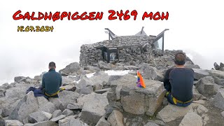 Fjelltur Galdhøpiggen 2469 moh  Jotunheimen  20240718  4k [upl. by Ehtylb]