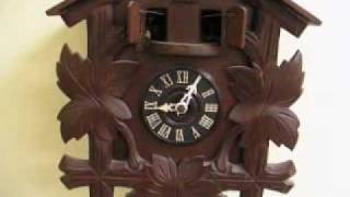 1950s German Cuckoo Clock Demo [upl. by Fancie]