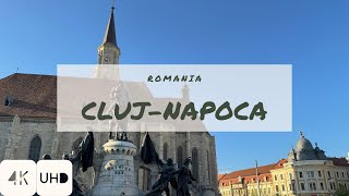 WalkIn CLUJNAPOCA  ROMANIA  4K HDR City Walking Tour [upl. by Ovida]