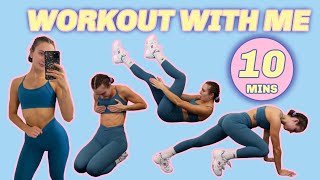 10 MIN AB WORKOUT low impact beginner friendly easy on the hips [upl. by Shaia]