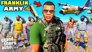 Franklin amp Shin chan Joined Army Became New ‘Army Commander’ in GTA 5 in Telugu [upl. by Navoj]