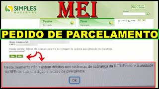 Dívidas do MEI como fazer o parcelamento do DAS Veja o passo a passo  MEI Fácil [upl. by Elahcim]