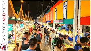 Over 100 Street Food Stalls At The Festival In Bangkok [upl. by Ennayr535]