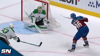 Avalanches Mikko Rantanen Wires It Top Corner To Beat Jake Oettinger [upl. by Kwapong563]