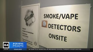 Vaping detectors installed at some South Florida high schools [upl. by Anyk]