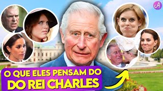 REVELADO O QUE A FAMÍLIA REAL PENSA DO REI CHARLES SEGUNDO A LINGUAGEM CORPORAL [upl. by Ahsot791]