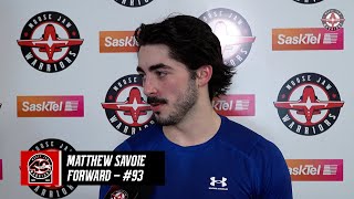 MEDIA AVAILABILITY  Matthew Savoie  Apr 3 [upl. by Yettie221]