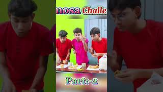 Samosa challenge😎🤯 3 Brothers Zone  Part02 WAIT FOR END  youtubeshorts shorts [upl. by Tati879]