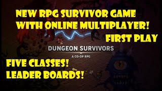 Dungeon Survivors  First Gameplay  New RPG Survivor game WITH Multiplayer First Game play [upl. by Adniral]